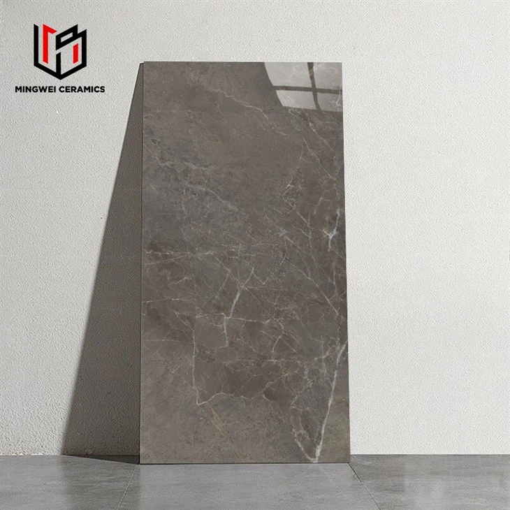 High-Gloss Marble Effect Tiles