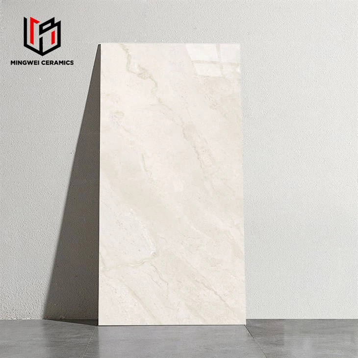 Pure Cream Glossy Porcelana Tiles