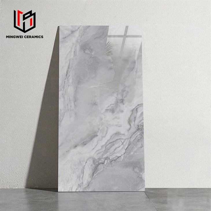 Baldosas de cerámica gris pura